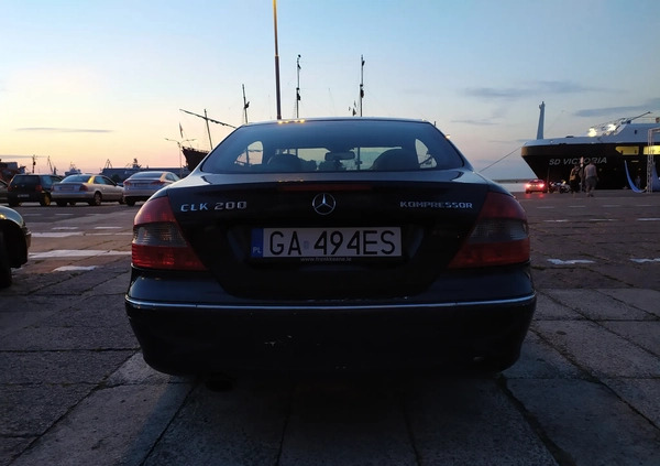 Mercedes-Benz CLK cena 12500 przebieg: 210000, rok produkcji 2005 z Rumia małe 22